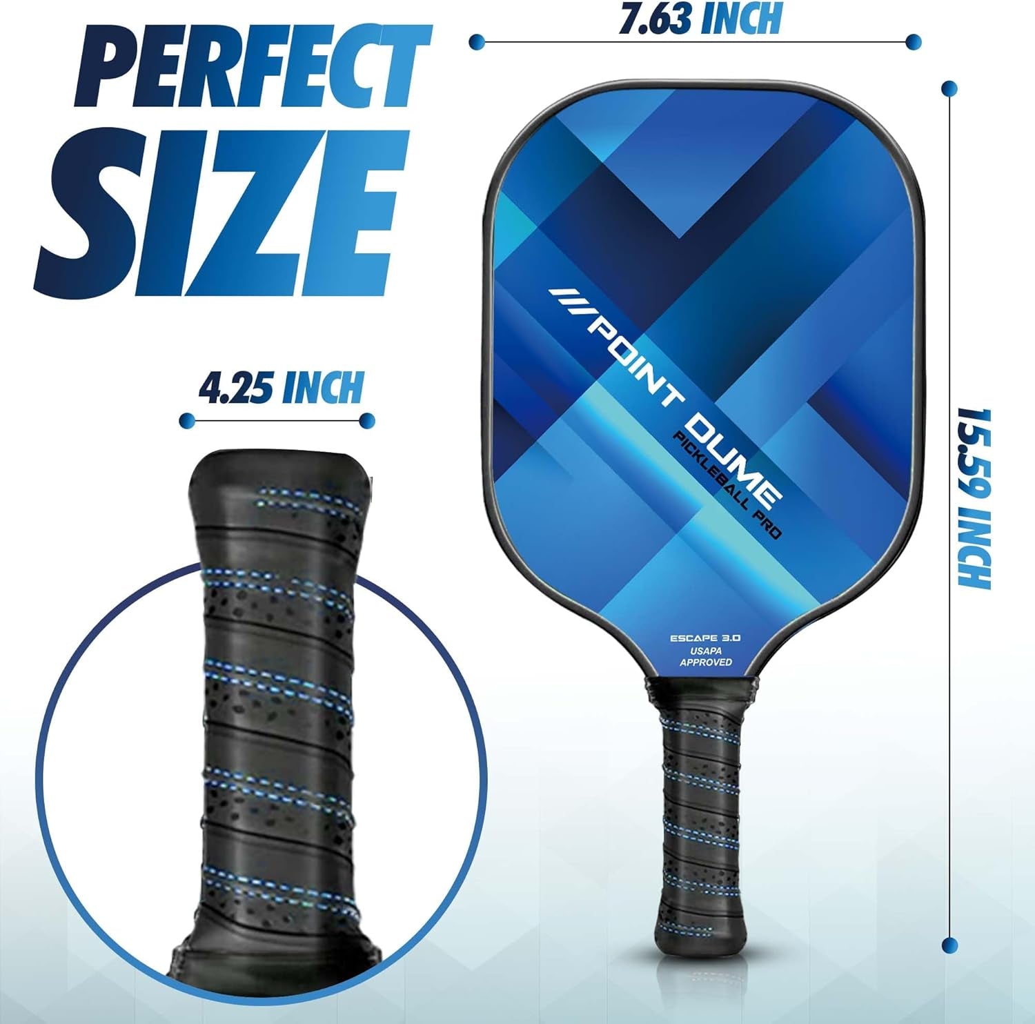 Pickleball Paddles Set of 2 Pickle Ball Paddles Carbon Fiber Pickleball Paddles Cute Pickleball Paddle Set Premium Graphite Carbon Toray 700 4 Pickleball Balls Carry Case USAPA Approved